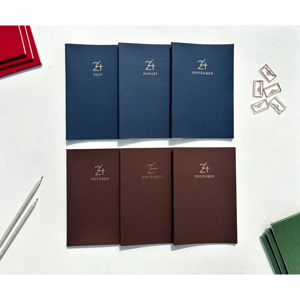 TWO THOUSAND TWENTY FOUR PACK OF 12 MONTHLY PLANNER