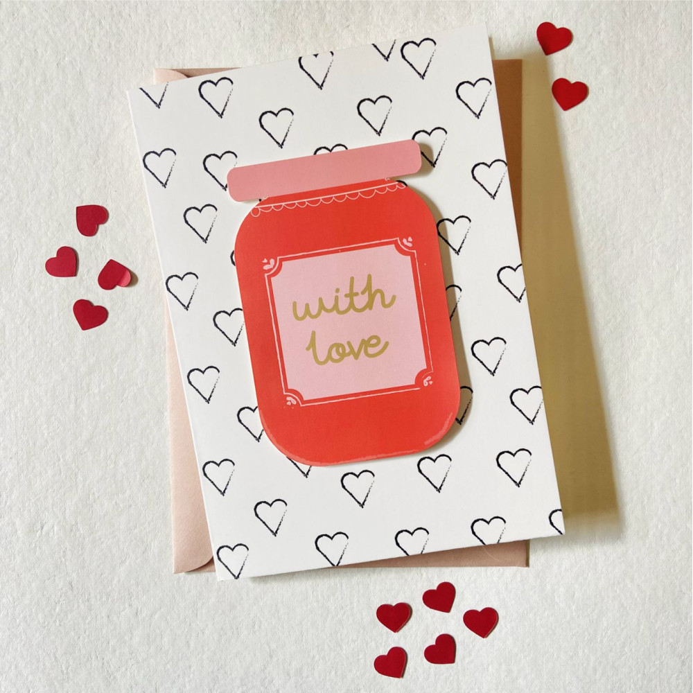 "WITH LOVE" Greeting Card