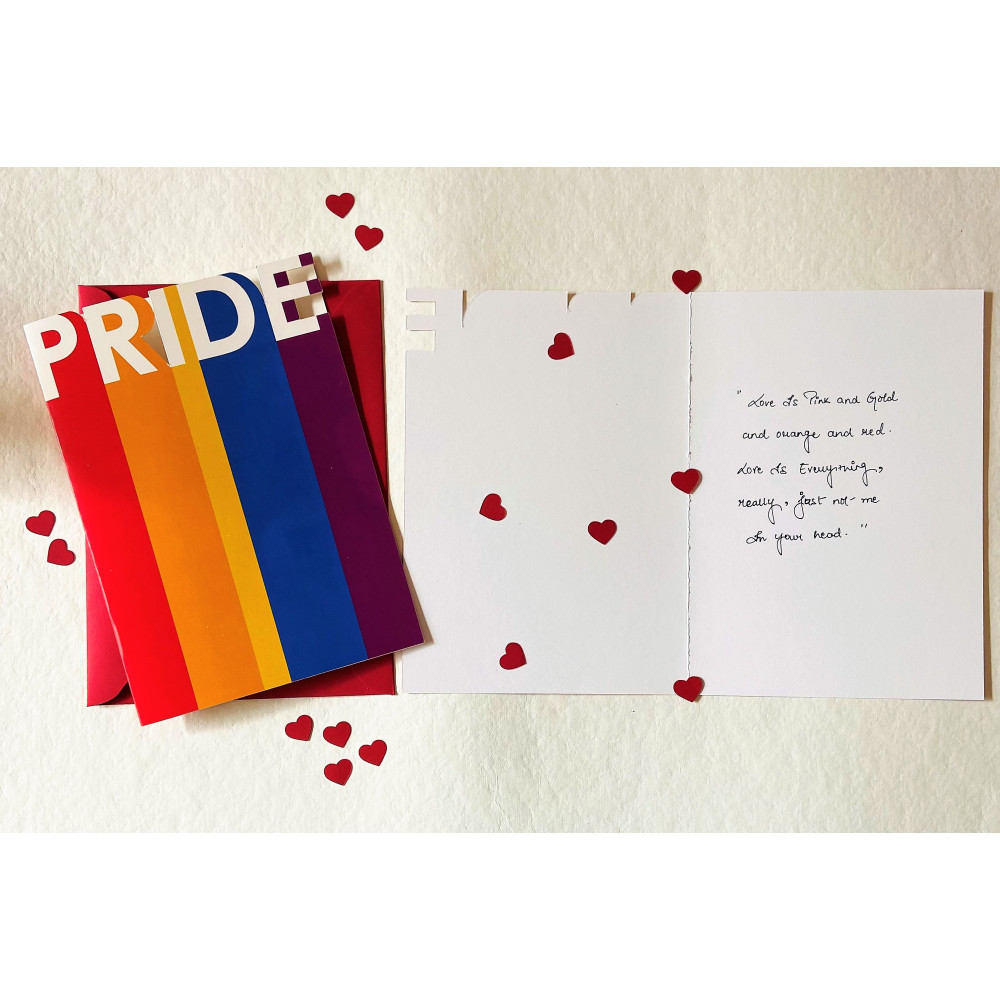 "PRIDE" Greeting Card