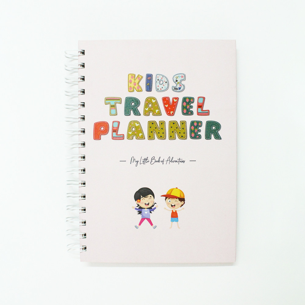 KIDS TRAVEL PLANNER-PINK