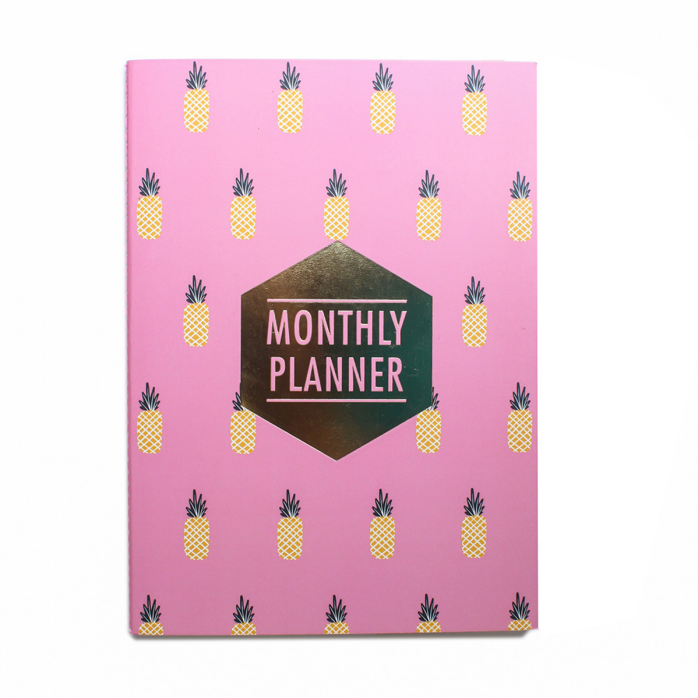 MONTHLY PLANNER PINK PINEAPPLE